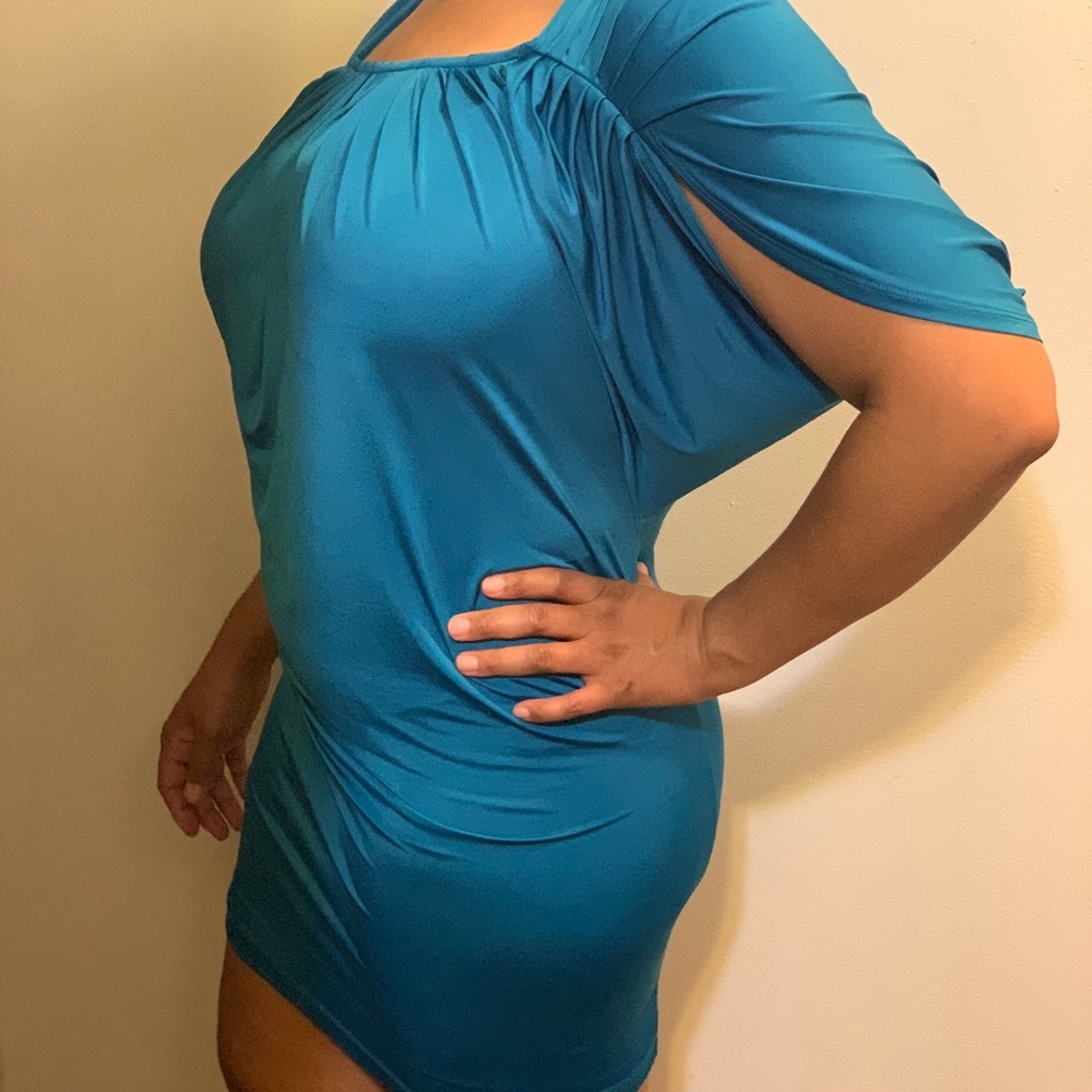 BCBG Dark Teal Dress